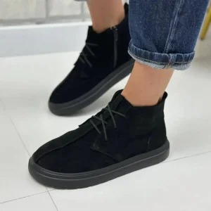 Handmade Beige Suede Boots Women Comfortable Demi Season