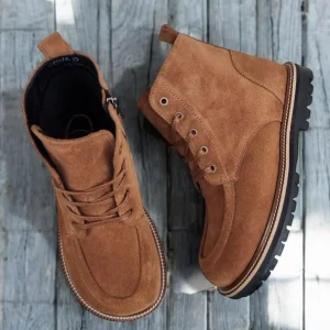 Women S Brown Suede Winter Boots Handmade Anatomical